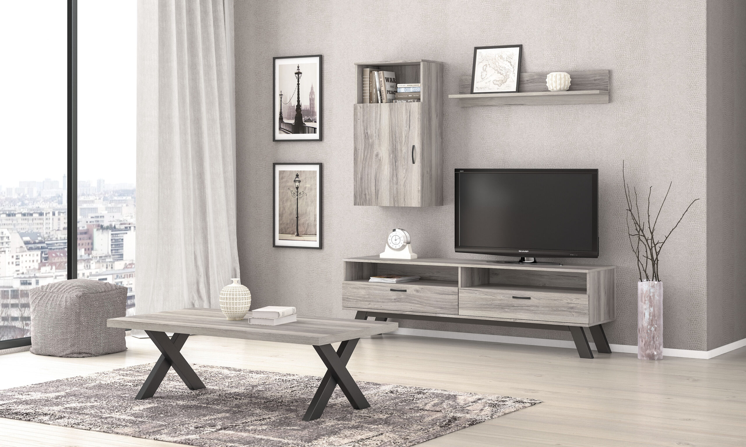 tv composition_No32_staxti Έπιπλο Τηλεόρασης Νο32 - Image 1