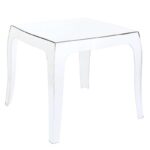 QUEEN CLEAR TRANSP.(Σ4)51Χ51Χ43εκ. ΤΡΑΠΕΖΙ