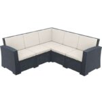 MONACO DARK GREY ΓΩΝΙΑ ΜΕ ΜΑΞΙΛΑΡΙ ΠΟΛ/ΝΙΟΥ