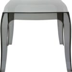 QUEEN BLACK TRANSP.(Σ4)51X51X43εκ. ΤΡΑΠΕΖΙ - Image 2