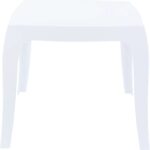 QUEEN GLOSSY WHITE(Σ4)51X51X43εκ. ΤΡΑΠΕΖΙ - Image 2