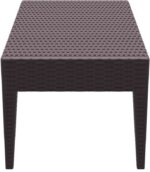 MIAMI BROWN ΤΡΑΠΕΖΙ 92Χ53Χ45εκ. ΠΟΛ/ΝΙΟΥ - Image 3