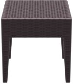 MIAMI BROWN ΤΡΑΠΕΖΙ 45Χ45Χ45εκ. ΠΟΛ/ΝΙΟΥ - Image 2