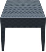 MIAMI DARK GREY ΤΡΑΠΕΖΙ 92Χ53Χ45εκ. ΠΟΛ/ΝΙΟΥ - Image 3