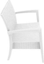 MIAMI WHITE ΚΑΝΑΠΕΣ 128Χ77Χ89εκ. ΠΟΛ/ΝΙΟΥ - Image 2