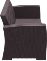 MONACO BROWN 2ΘΕΣΙΟΣ ΚΑΝΑΠΕΣ ΠΟΛ/ΝΙΟΥ - Image 2