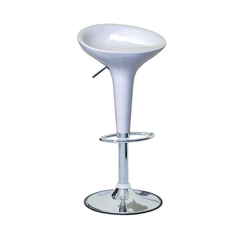 0008304 Σκαμπό Μπάρ 2τμχ Bar1 Λευκό Abs 44x40x88εκ. - Image 1