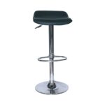 Σκαμπό Μπάρ 2τμχ Bar3 Μαύρο Pvc 38x38x85εκ.