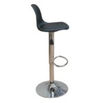 Σκαμπό Μπάρ 2τμχ Bar92 Black Pu/Pp 37x33x102εκ. - Image 3