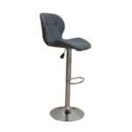 Σκαμπό Μπάρ 2τμχ Bar91 Γκρί Pu 48x49x109εκ. - Image 2