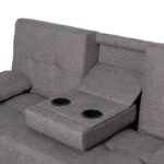 ELTON GREY ΥΦΑΣΜΑ ΚΑΝΑΠΕΣ-ΚΡΕΒΑΤΙ 181X86εκ. - Image 3