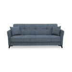 AMELIA GREY ΥΦΑΣΜΑ 3ΘΕΣΙΟΣ ΚΑΝΑΠΕΣ/ΚΡΕΒΑΤΙ ΜΕ ΑΠΟΘ.ΧΩΡΟ 210X80εκ. - Image 2