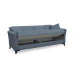 AMELIA GREY ΥΦΑΣΜΑ 3ΘΕΣΙΟΣ ΚΑΝΑΠΕΣ/ΚΡΕΒΑΤΙ ΜΕ ΑΠΟΘ.ΧΩΡΟ 210X80εκ. - Image 4