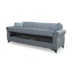 LENA GREY ΥΦΑΣΜΑ 3ΘΕΣΙΟΣ ΚΑΝΑΠΕΣ/ΚΡΕΒΑΤΙ ΜΕ ΑΠΟΘ.ΧΩΡΟ 210X80εκ. - Image 4