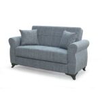 LENA GREY ΥΦΑΣΜΑ 2ΘΕΣΙΟΣ ΚΑΝΑΠΕΣ/ΚΡΕΒΑΤΙ ΜΕ ΑΠΟΘ.ΧΩΡΟ 150Χ80εκ. - Image 5