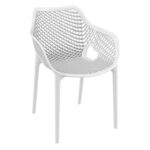 Σετ Τραπεζαρίας 5τμχ Vegas Air XL White 100X100/140Χ75εκ. - Image 2