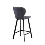 Σκαμπό Μπάρ 2τμχ Martin 66εκ. Γκρί Ύφασμα 45x49x66-98εκ. - Image 3