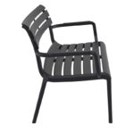 PARIS ΚΑΝΑΠΕΣ BLACK 116X70X75εκ. ΠΟΛ/ΝΙΟΥ - Image 3