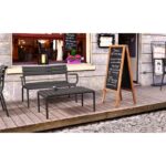 PARIS ΚΑΝΑΠΕΣ BLACK 116X70X75εκ. ΠΟΛ/ΝΙΟΥ - Image 5