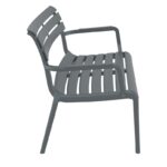 PARIS ΚΑΝΑΠΕΣ DARK GREY 116X70X75εκ. ΠΟΛ/ΝΙΟΥ - Image 3