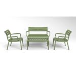 PARIS ΚΑΝΑΠΕΣ OLIVE GREEN 116X70X75εκ. ΠΟΛ/ΝΙΟΥ - Image 5