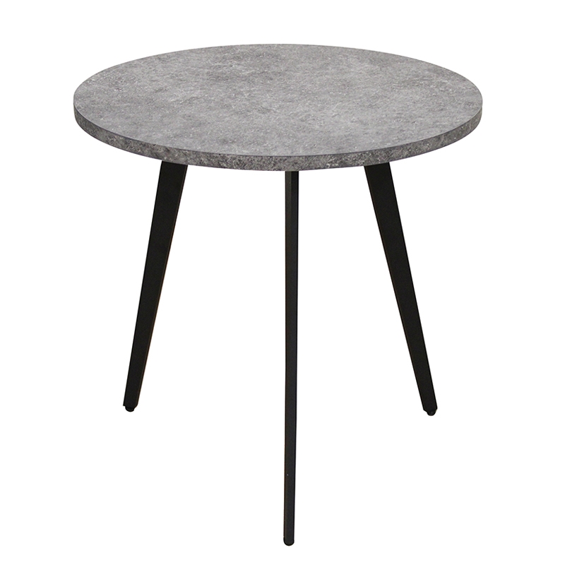 0011439 MELODY CONCRETE MDF Φ50Χ50εκ. ΤΡΑΠΕΖΙ ΣΑΛΟΝΙΟΥ - Image 1