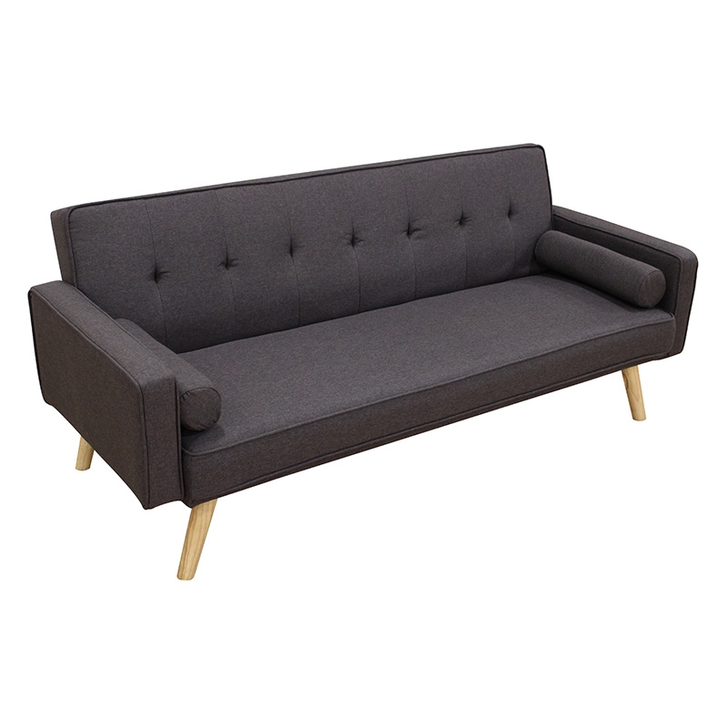 0011461 RONY BROWN/GREY ΥΦΑΣΜΑ ΚΑΝΑΠΕΣ-ΚΡΕΒΑΤΙ 179X80εκ. - Image 1