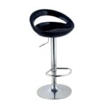 Σκαμπό Μπάρ 2τμχ Bar18 Μαύρο Abs 46x39x97εκ.