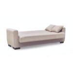 ANIMA LIGHT BROWN ΥΦΑΣΜΑ 3ΘΕΣΙΟΣ ΚΑΝΑΠΕΣ/ΚΡΕΒΑΤΙ ΜΕ ΑΠΟΘ.ΧΩΡΟ 210X80εκ. - Image 3