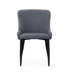 Καρέκλα Τραπεζαρίας Μεταλλική 2τμχ Lion Grey Ύφασμα 48x55x50-86εκ. - Image 2