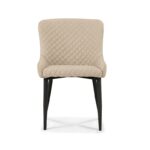 Καρέκλα Τραπεζαρίας Μεταλλική 2τμχ Lion Beige Ύφασμα 48x55x50-86εκ. - Image 2