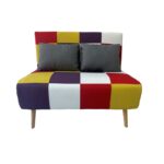 SARA PATCHWORK ΥΦΑΣΜΑ ΚΑΝΑΠΕΣ/ΚΡΕΒΑΤΙ 134Χ80εκ. - Image 2