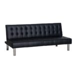 STATE BLACK PU ΚΑΝΑΠΕΣ-ΚΡΕΒΑΤΙ 180X79εκ.