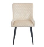 VANESA BEIGE VELVET ΥΦΑΣΜΑ ΚΑΡΕΚΛΑ ΜΕΤΑΛΛΙΚΗ - Image 2