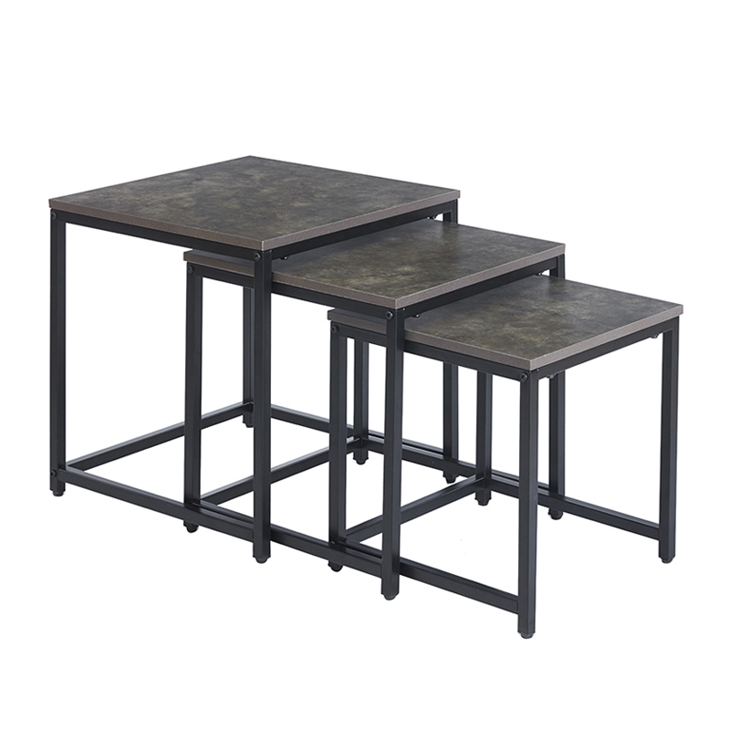 0012915 NOLAN SET 3 ΤΜΧ ΤΡΑΠΕΖΑΚΙΑ CEMENT - Image 1