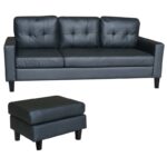 LIANA S BLACK PVC ΓΩΝΙΑ 185Χ126X84εκ. - Image 2