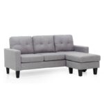 LIANA S GREY ΥΦΑΣΜΑ ΓΩΝΙΑ 185Χ126X84εκ.