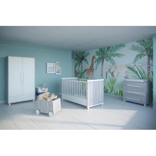 baby-room-georgio-500x500 Βρεφικό κρεβατάκι Georgio για στρώμα 70x140cm - Image 1