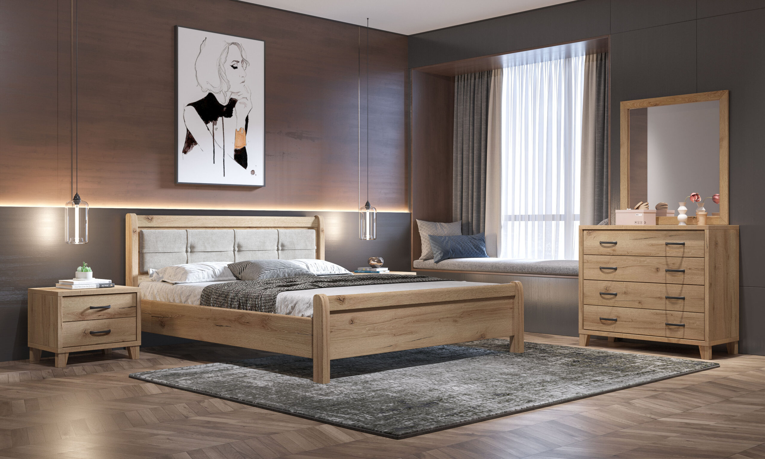 bed_No16D_MELI Κρεβατοκάμαρα Ν16Δ - Image 1